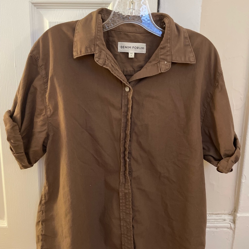 Aritzia Denim Forum Button Down